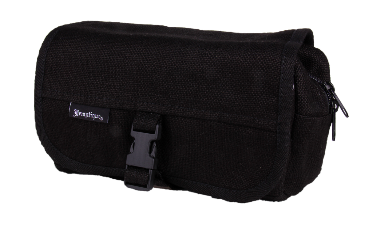Hemptique Unisex Hemp Toiletry Bag for Accessories & Shaving Bag, Beige